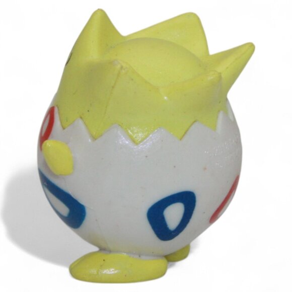 Togepi TOMY Pokemon Figure CGTSJ 1999 Collectible Toy 2" Yellow & White Vintage - Picture 3 of 6